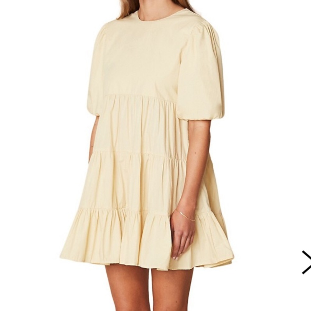 Faithfull the Brand Sade puff sleeve mini dress